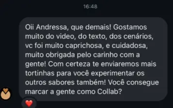 Feedbacks de marcas e clientes — registro 5