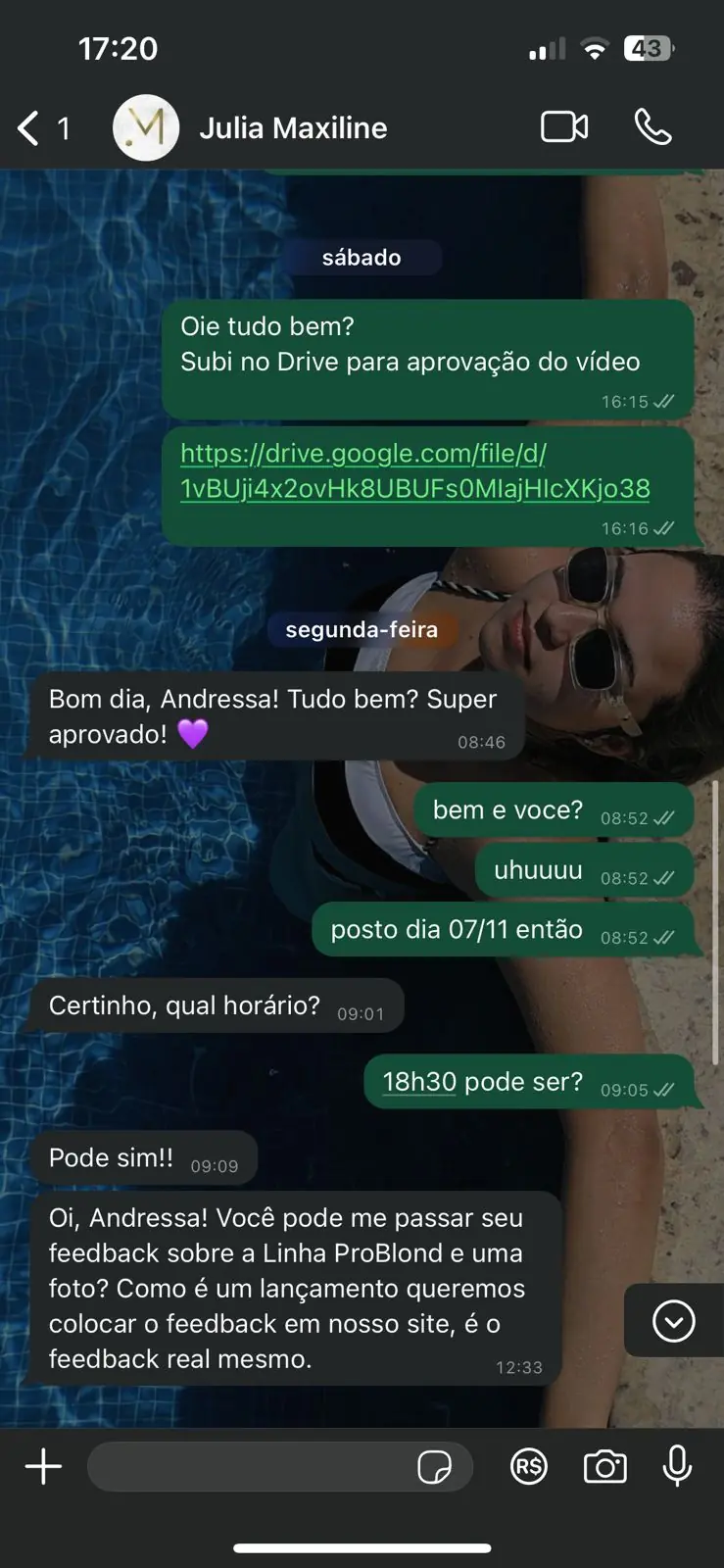 Feedbacks de marcas e clientes — registro 9