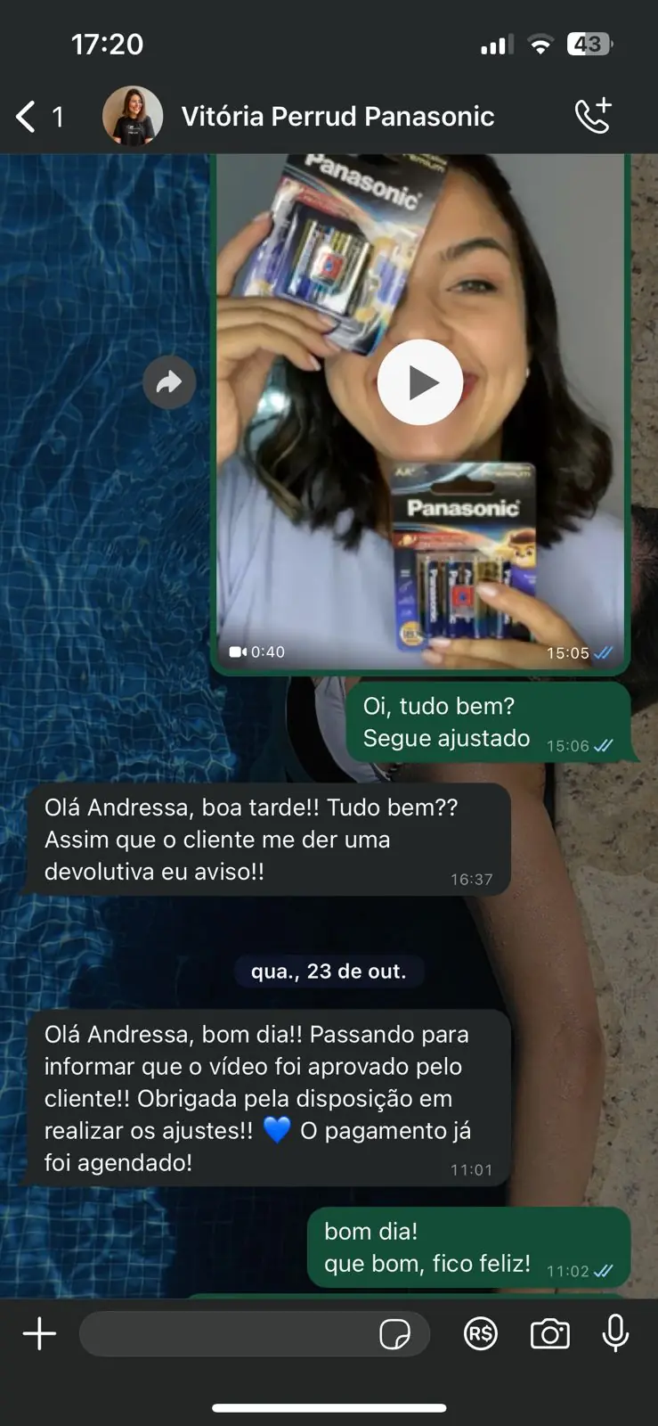 Feedbacks de marcas e clientes — registro 11